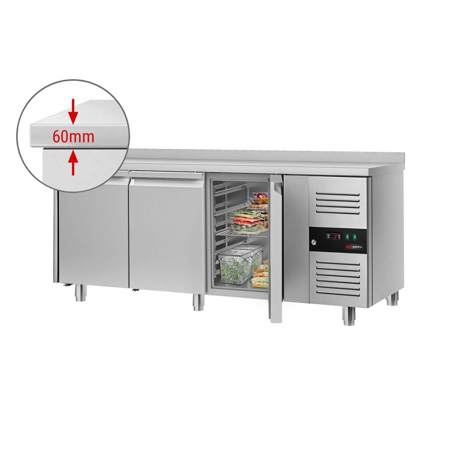 Kühltisch ECO - 1800x700mm - mit 3 Türen