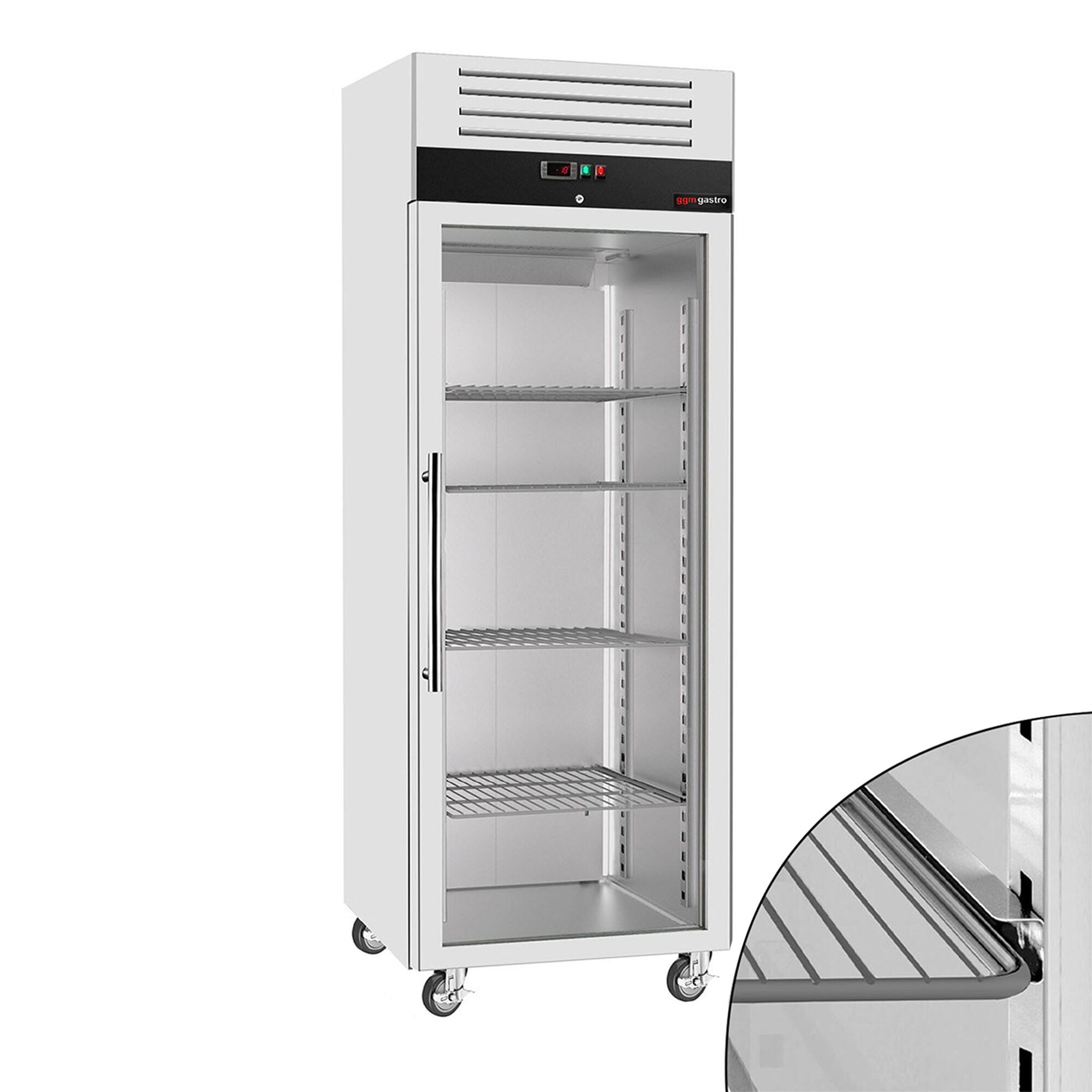 Tiefkühlschrank ECO - GN 2/1 - 700 Liter - mit 1 Glastür