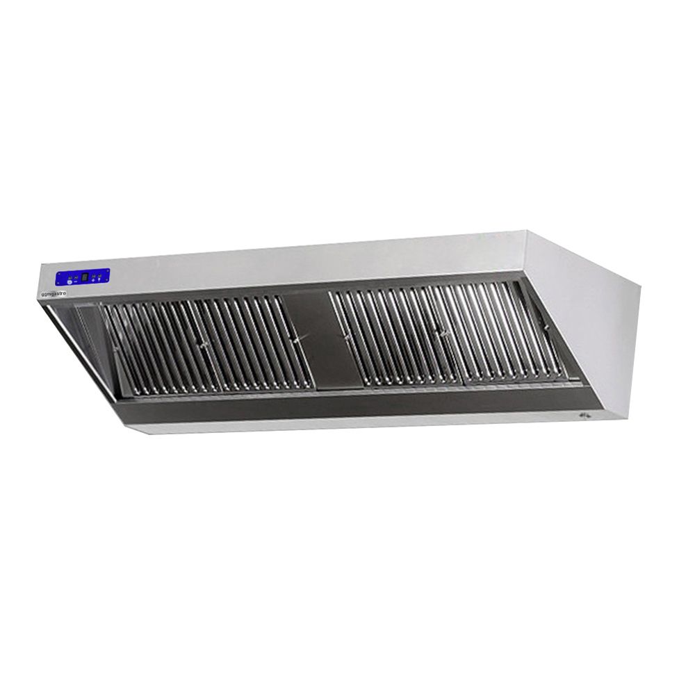 Wandhaube 2,4 m - mit Motor, Regler, Filter und Lampe