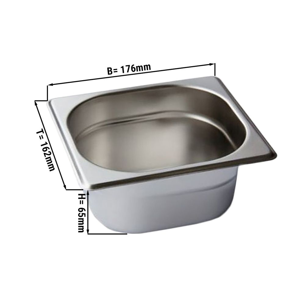 Gastronormbehälter gn 1/6 policarbonato profundidad 65mm