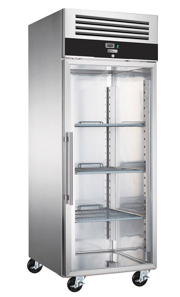 0,74 x 0,83 m Kühlschrank ECO mit 1 Glastür 