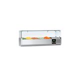 Kühlaufsatzvitrine PREMIUM - 1200x335mm - 5x GN 1/4