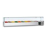 Kühlaufsatzvitrine PREMIUM - 2000x335mm - 10x GN 1/4