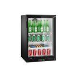 Barkühlschrank - 600mm - 126 Liter - mit 1 Glasflügeltür - Schwarz