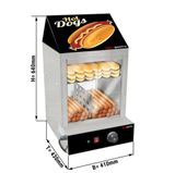 Würstchen Warmhaltevitrine