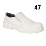 STEELITE | Safety Slippers S2 Steel Toe Cap Slip-Resistant – White - EU 47