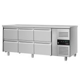 Kühltisch ECO - 1800x700mm - mit 6 Schubladen