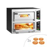 Elektro Pizzaofen - 4+4x 24cm - Manuell