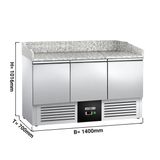 Pizzakühltisch PREMIUM - 1400x700mm - 3 Türen