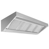 Wandhaube 2,4 m - mit Motor, Regler, Filter und Lampe