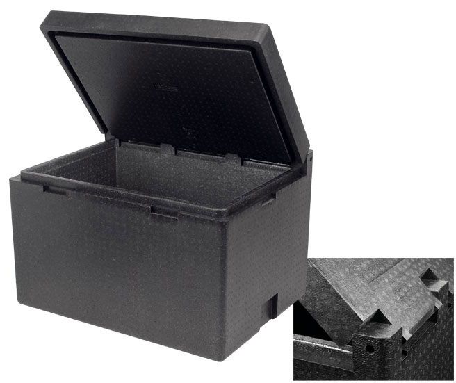 Isolierbox mit Deckel, Beschreibung: Isolierbox mit Deckel