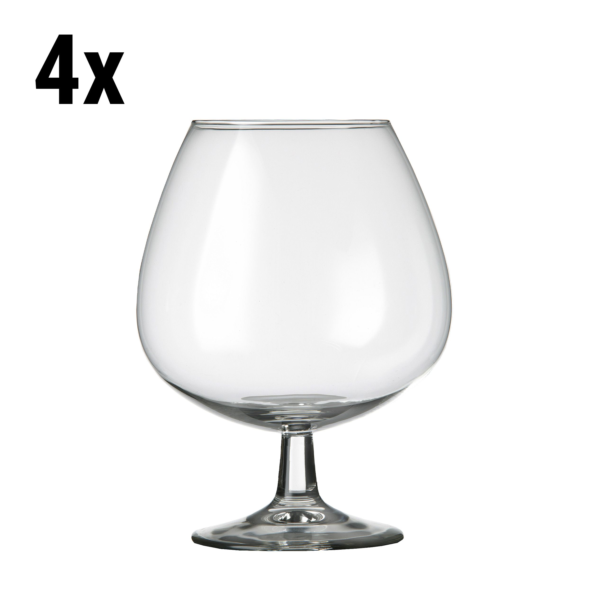 4 pezzi) Bicchiere da cognac - PARIS - 800 ml