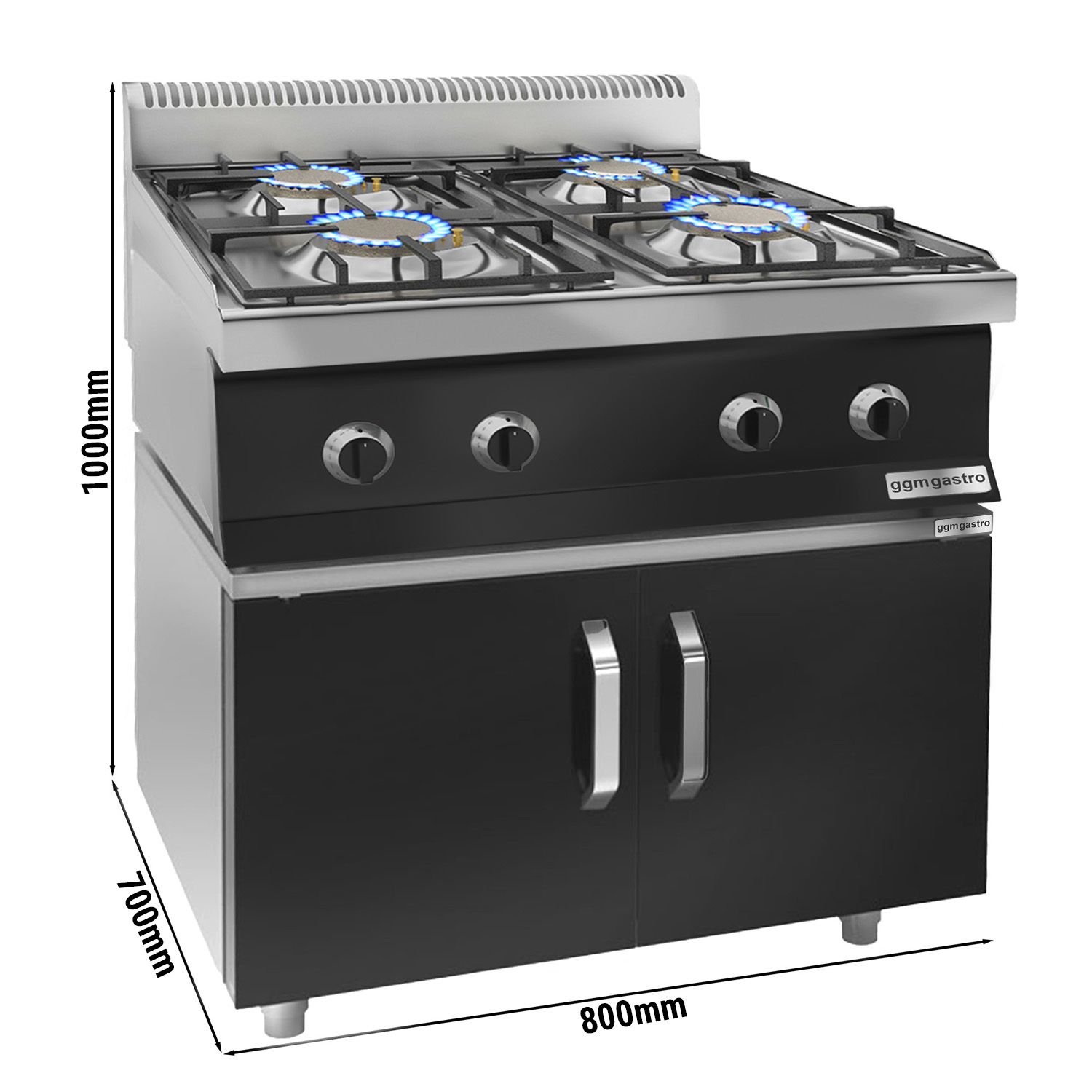 700mm shop gas stove