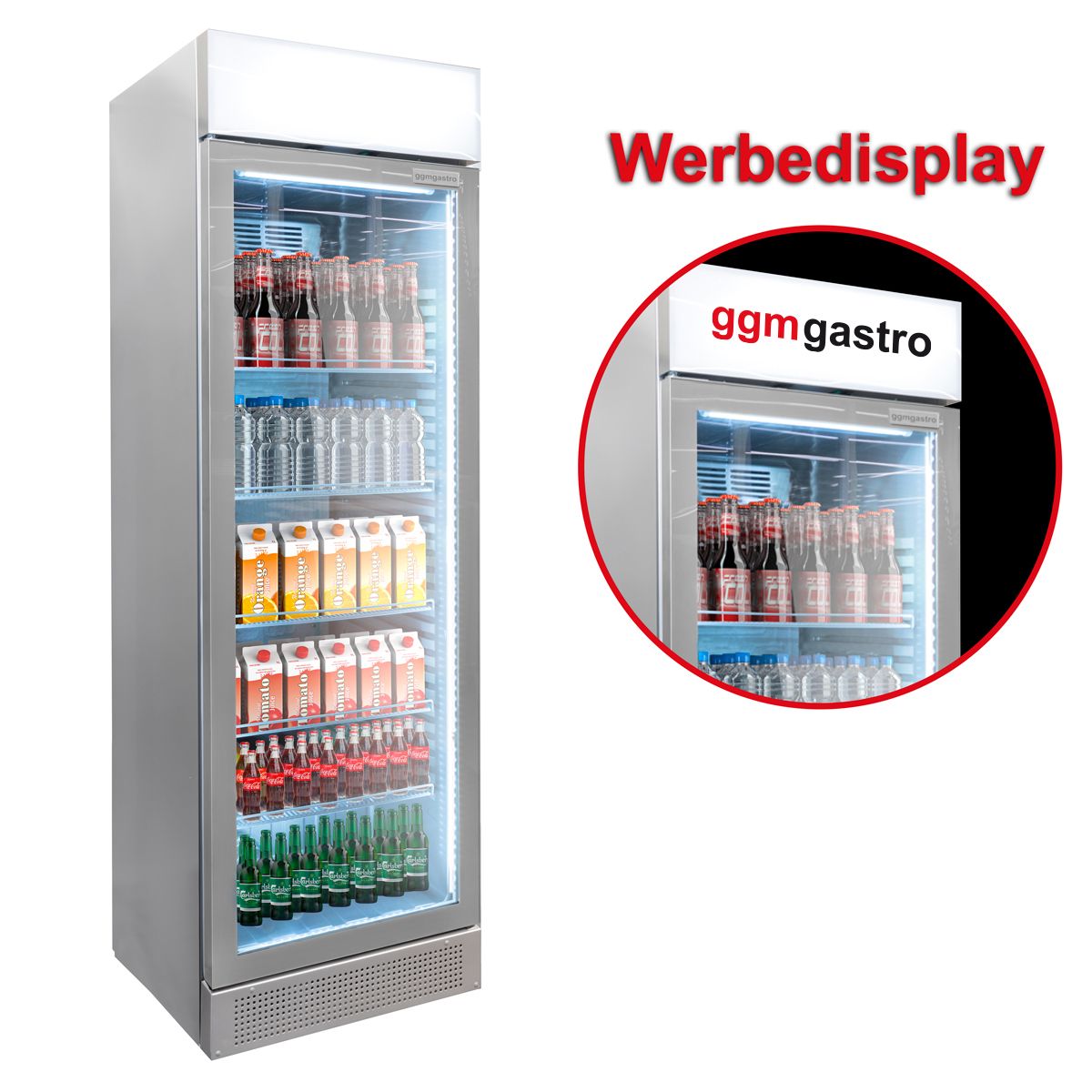 Getränkekühlschrank LG-230BB weiss/schwarz, mit 230 Litern Volumen, 349,00 €