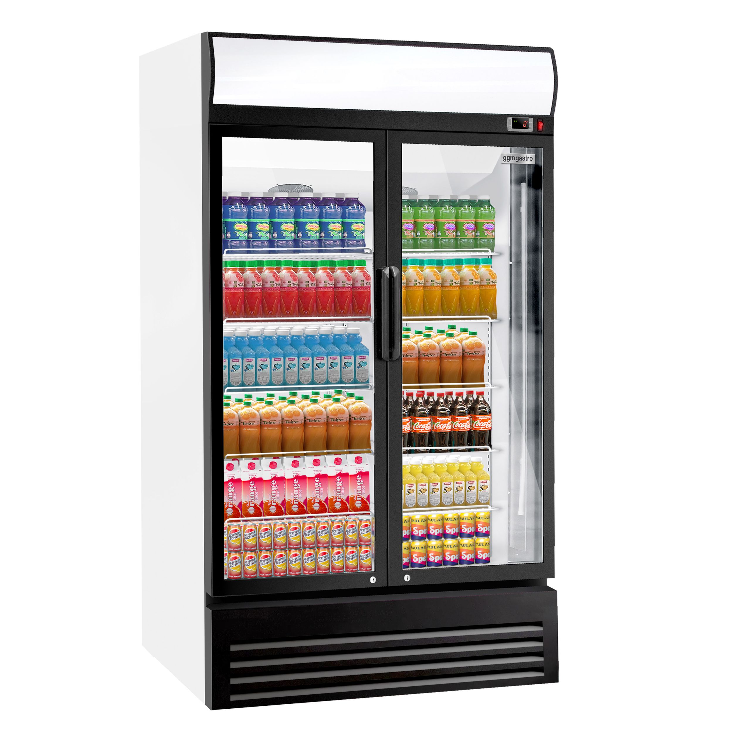Getränkekühlschrank - 1310 Liter - mit Werbedisplay