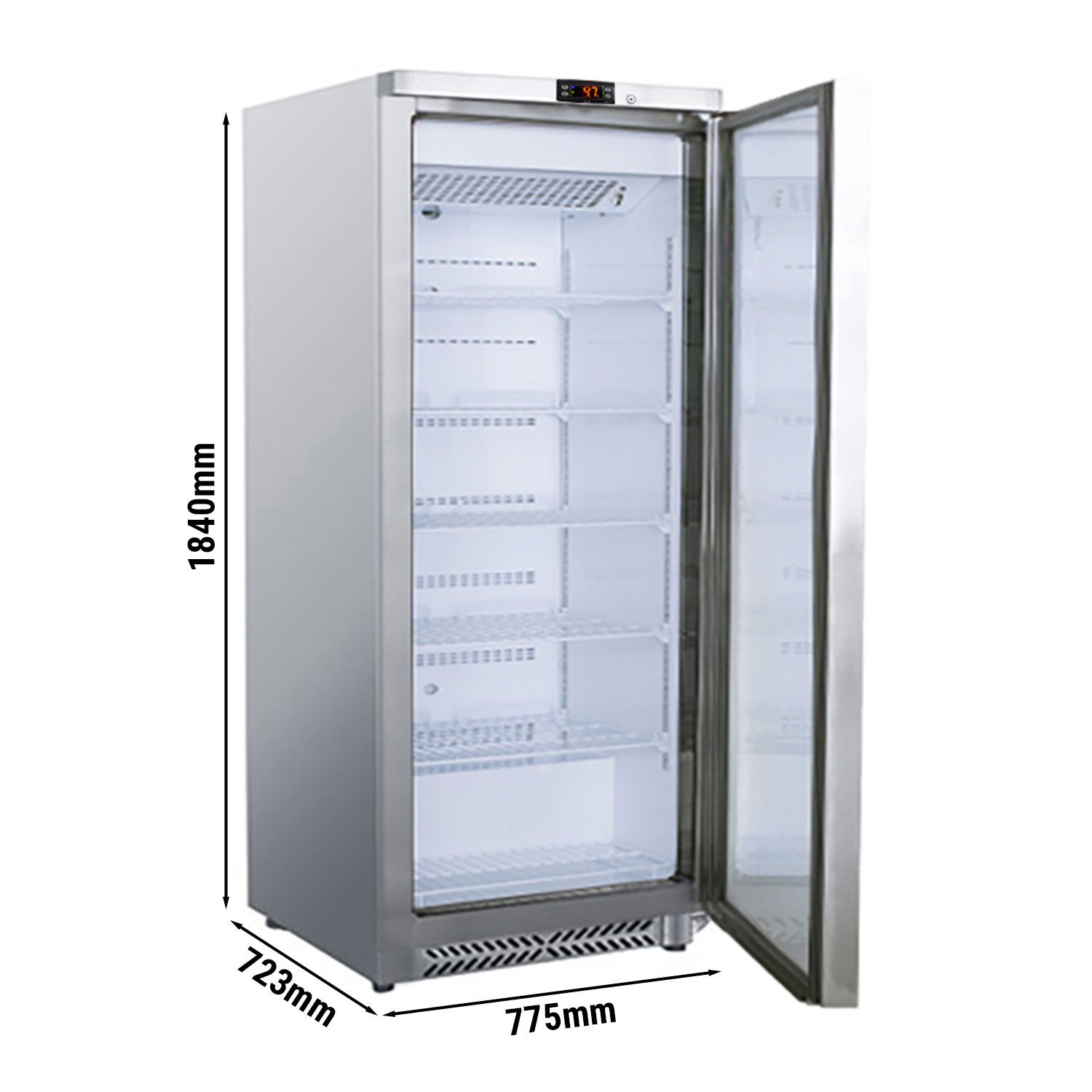Lagerkühlschrank ECO - 600 Liter - mit 1 Tür