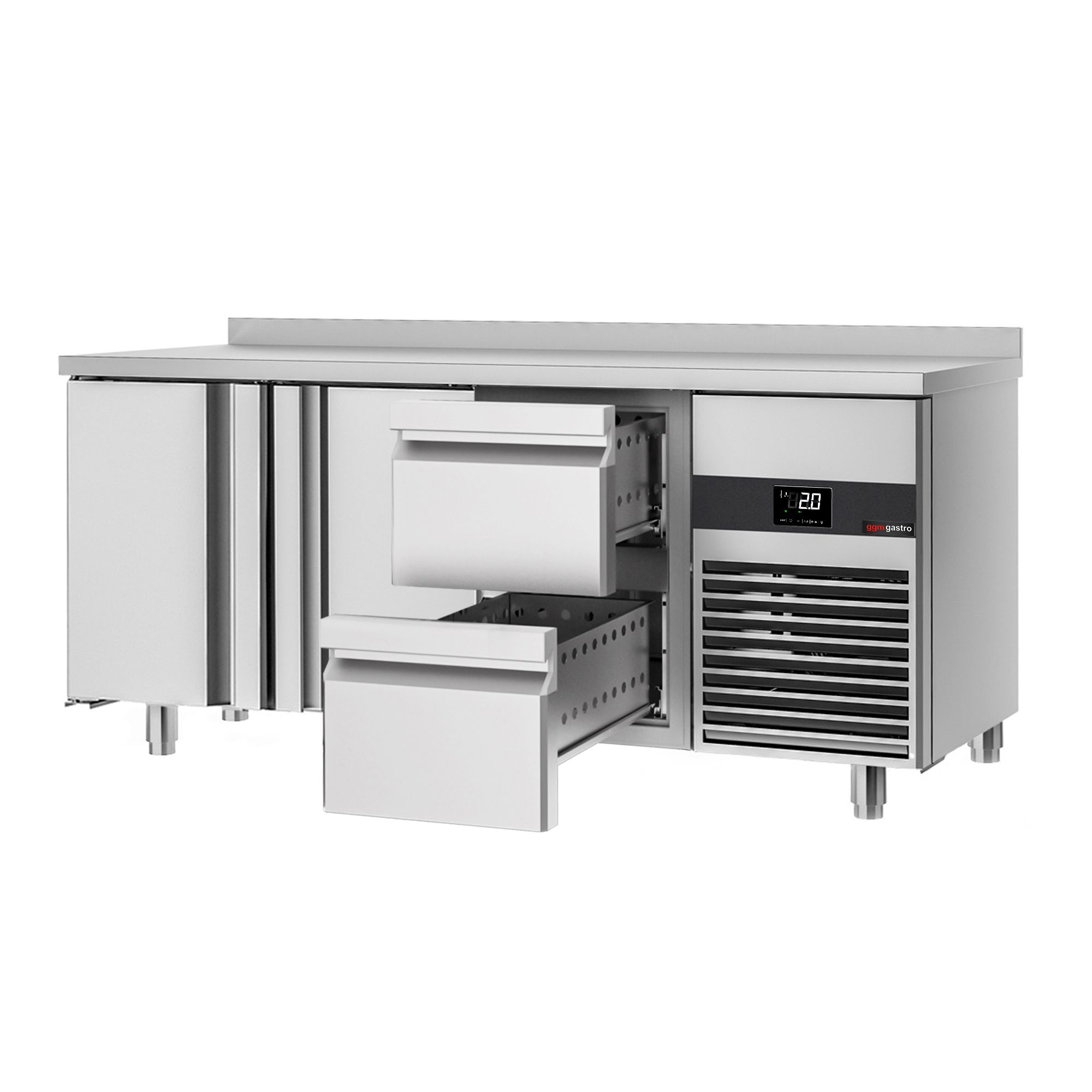 Холодильный Стол PREMIUM - 1865x700мм - С 2 Дверями И 2 Выдвижн.