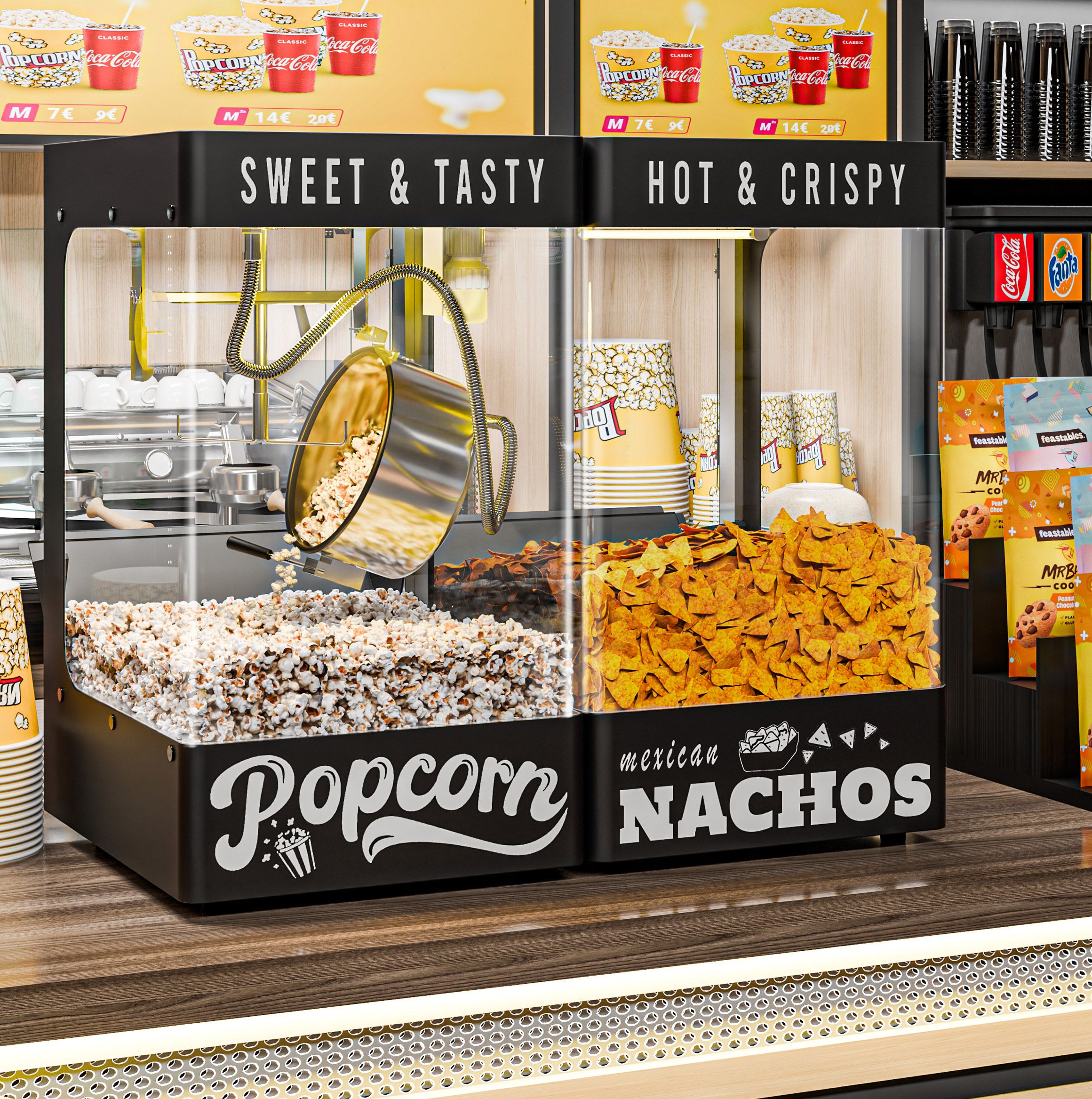 Popcorn warmer machine on sale