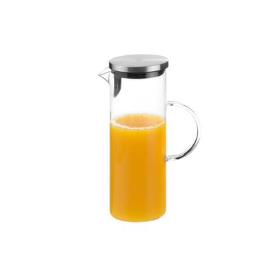 (6 Stück) Saft-/Wasserkanne - 1,5 Liter - Deckel mit Sieb