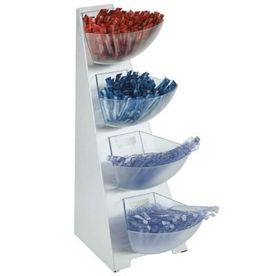Multi Rack - 4-stufig - Kunststoff - 4x 1 Liter - Silber