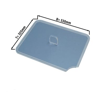 Lid with spoon cut-out - suitable for GN 1/1