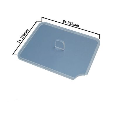 Lid with spoon cut-out - suitable for GN 1/3