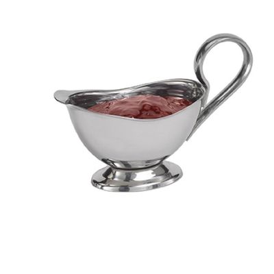 (6 Stück) Sauciere - PROFI - Edelstahl 18/8 - 0,07 Liter
