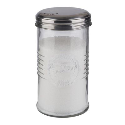 (6 Stück) Zuckerdosierer - OLD FASHIONED - Glas - 350 ml - mit Dosierklappe