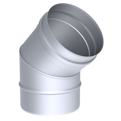 Elbow tube 45  ° in stainless steel / Ø 350 mm