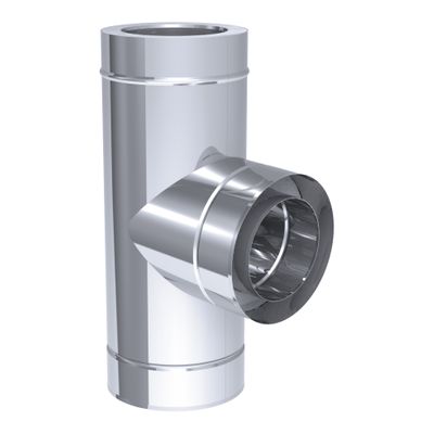 T-priključak cijevi od nehrđajućeg čelika | 90° | Ø 200 mm