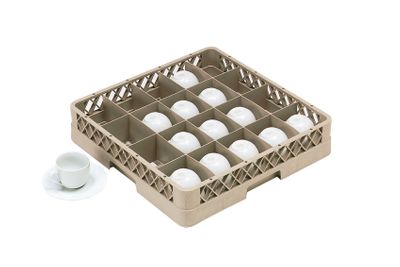 Basket for cups - 20 compartments 112 x 89 mm