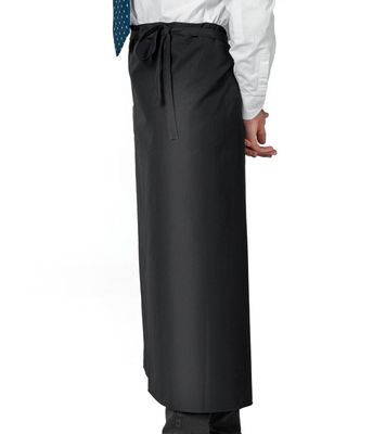 (5 pieces) Bistro apron - black - length: 90 cm