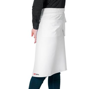 (5 pieces) Bistro apron - white - length: 65 cm