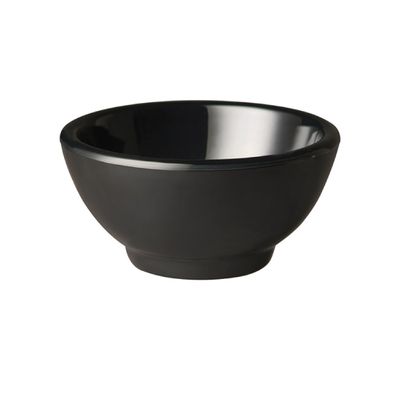 (6 Stück) Schale - PURE - Melamin - 0,3 Liter - Ø 130mm - Schwarz
