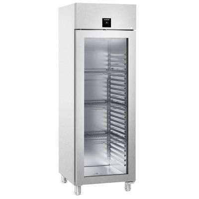 LIEBHERR | Kühlschrank Edelstahl PERFORMANCE - 486 Liter - GN 2/1 - Innen Edelstahl - mit 1 Glastür