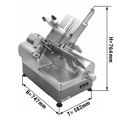 Automatische Aufschnittmaschine - 370 Watt - Messer: Ø 320mm
