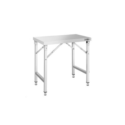 Edelstahl Arbeitstisch - klappbar - 1000x700mm