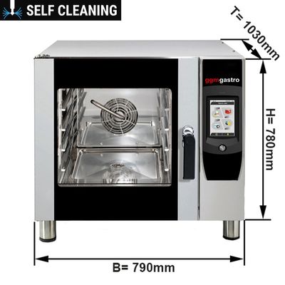 Commercial Bakery Convection Oven  - Touch - 4x EN 60x40