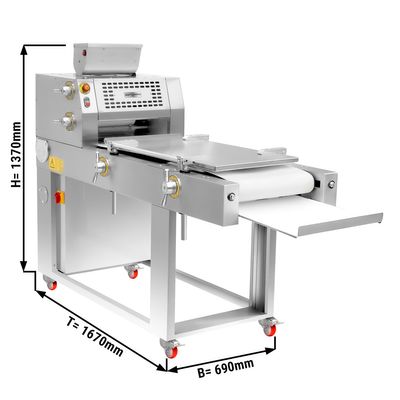 Bäckerei-Teigausrollmaschine/Teigausroller - für Pizza- & Brotteig ...