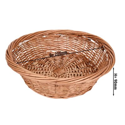 Košarica za kruh/pecivo - Ø 22 cm 