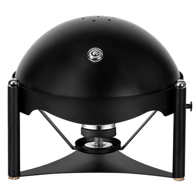 Chafing Dish - Rund - mit Rolldeckel - Schwarz