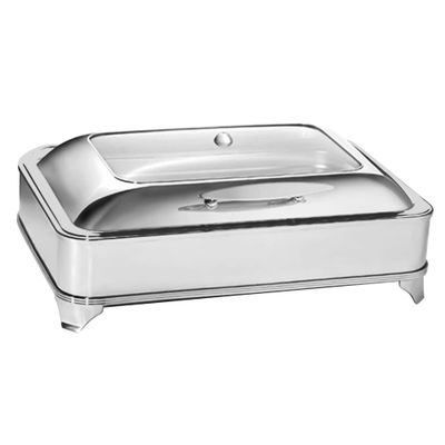 Chafing Dish - GN 1/1 - mit Soft-Close-Glasdeckel