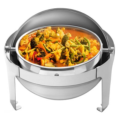 Chafing Dish - Rund - mit Rolldeckel