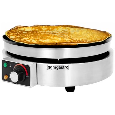 Crêpes-Gerät - Manuell - mit 1 Platte - Ø 370mm