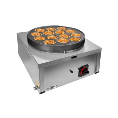 Gas Crêpes-Gerät - Form: 14 Pfännchen