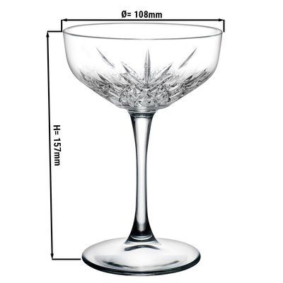 (12 pezzi) Bicchiere da Cocktail - MOSCOW - 270 ml	