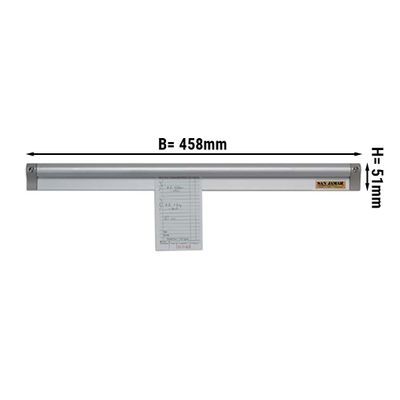 Aluminijske letvice za listiće narudžbi - 45,8 cm 