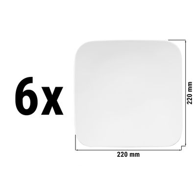 (6 шт) SELTMANN WEIDEN | Coup  тарелка плоская квадратная - 220 x 220 мм 