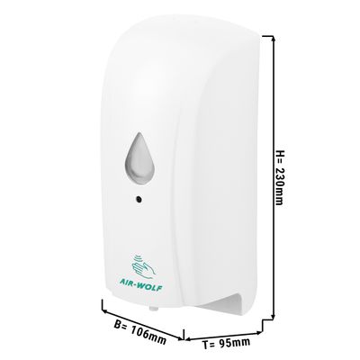 AIR-WOLF | Desinfektionsspender mit Sensor - 500ml - ABS - Weiß