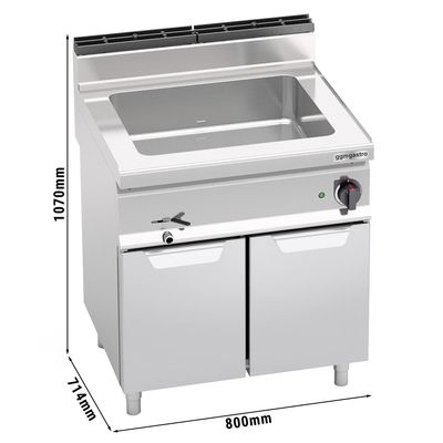 Electric bain-marie - 2,4 kW - 2x GN 1/1